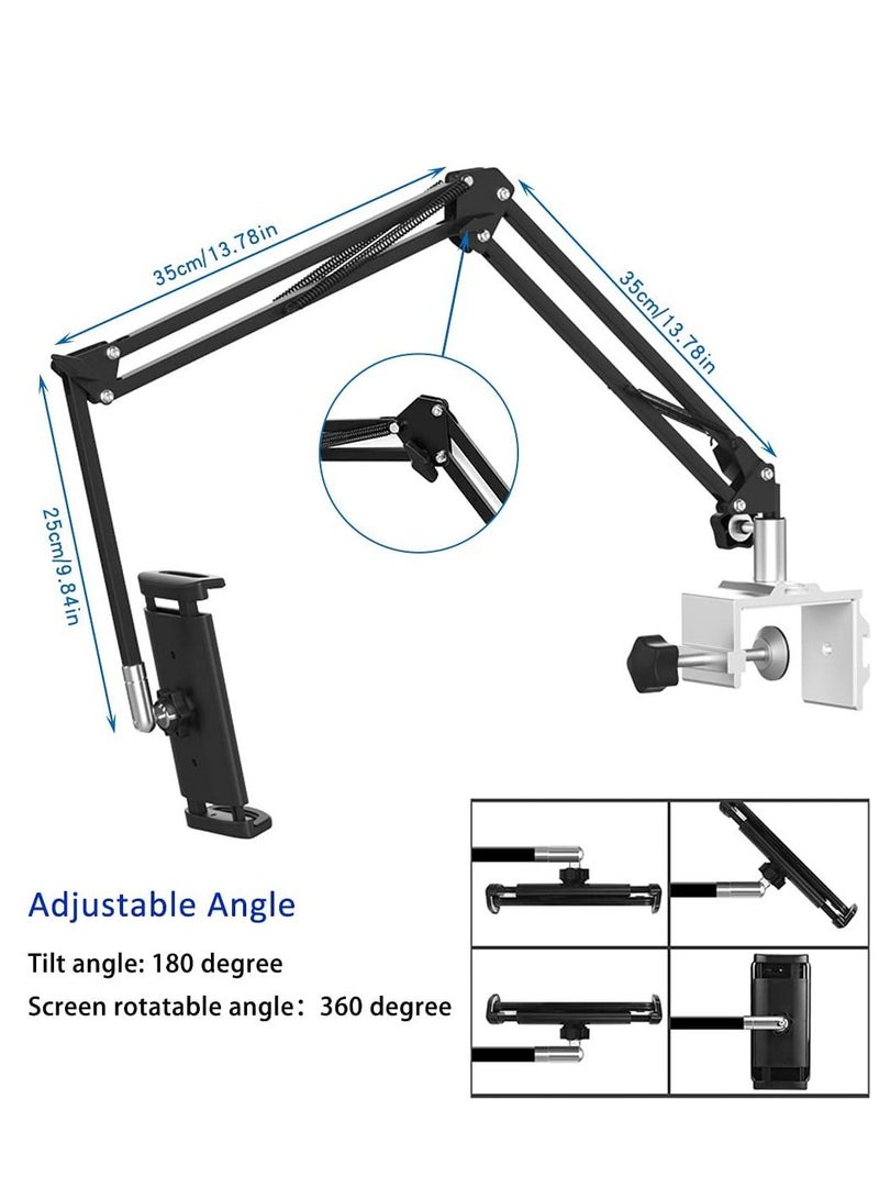 SYOSI Multi-function Foldable Holder Lazy Bracket Bedside Desktop Multi-angle Adjustable Aluminum Alloy Tablet Mobile Phone Bracket - Image 4