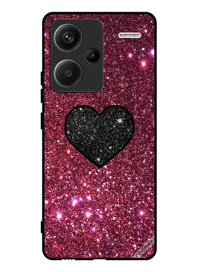Covernex Protective Case Cover For Xiaomi Redmi Note 13 Pro Plus Heart In Glitters - Image 1