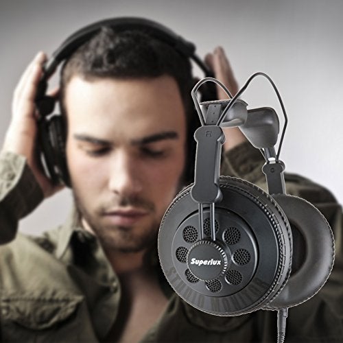 Superlux HD668B Dynamic Semi-Open Headphones (HD668B) - Image 2