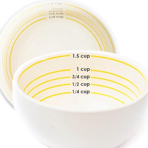 Uba Portion Control Bowl (PORCELAIN) for Measuring, Bariatric Diet, Diabetes & Healthy Eating - Image 1
