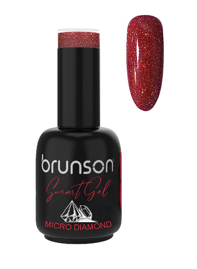 brunson Gel Polish Reflective Glitter Flash Diamond Nail Gel Polish Soak off Disco Shimmer Gel Nail Polish UV LED Curing Requires 18ml for Home Salon Diy Nail Manicure DB7280 