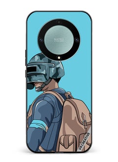 Protective Case Cover For Honor X9a Helmet And In Military Uniform Design Multicolour