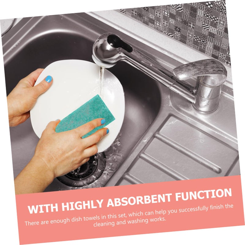Multi Function Wok Sponge Set 20 Piece Reusable Non Scratch Scrubber Pad - Image 4