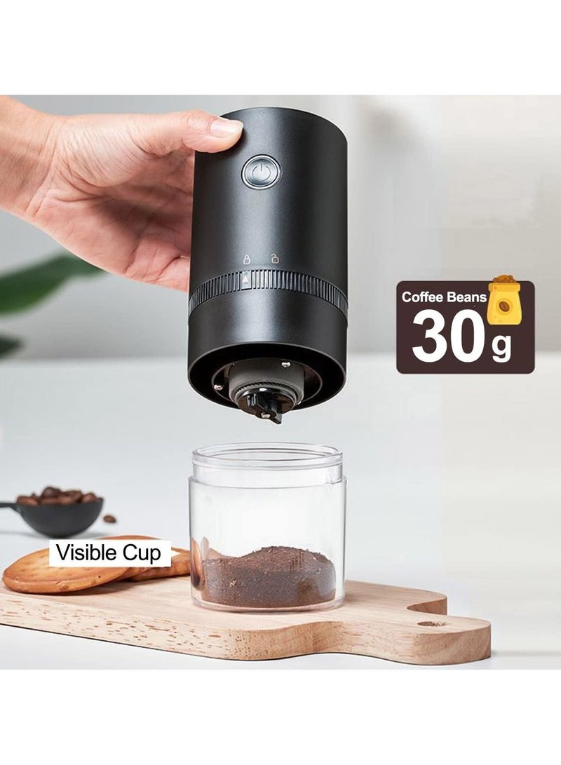 general Portable Electric Coffee Grinder Automatic Coffee Beans Burr Grinder for Home Travel Portable USB Rechargeable - Image 3
