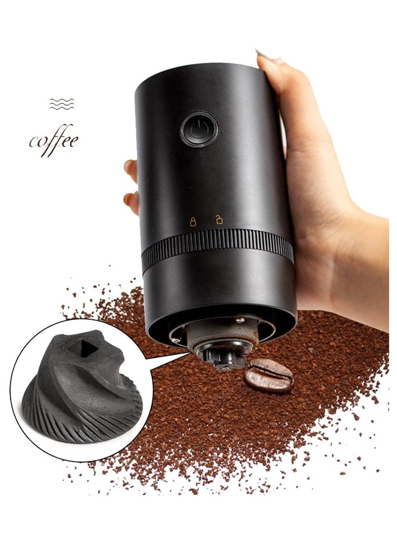 general Portable Electric Coffee Grinder Automatic Coffee Beans Burr Grinder for Home Travel Portable USB Rechargeable - Image 5
