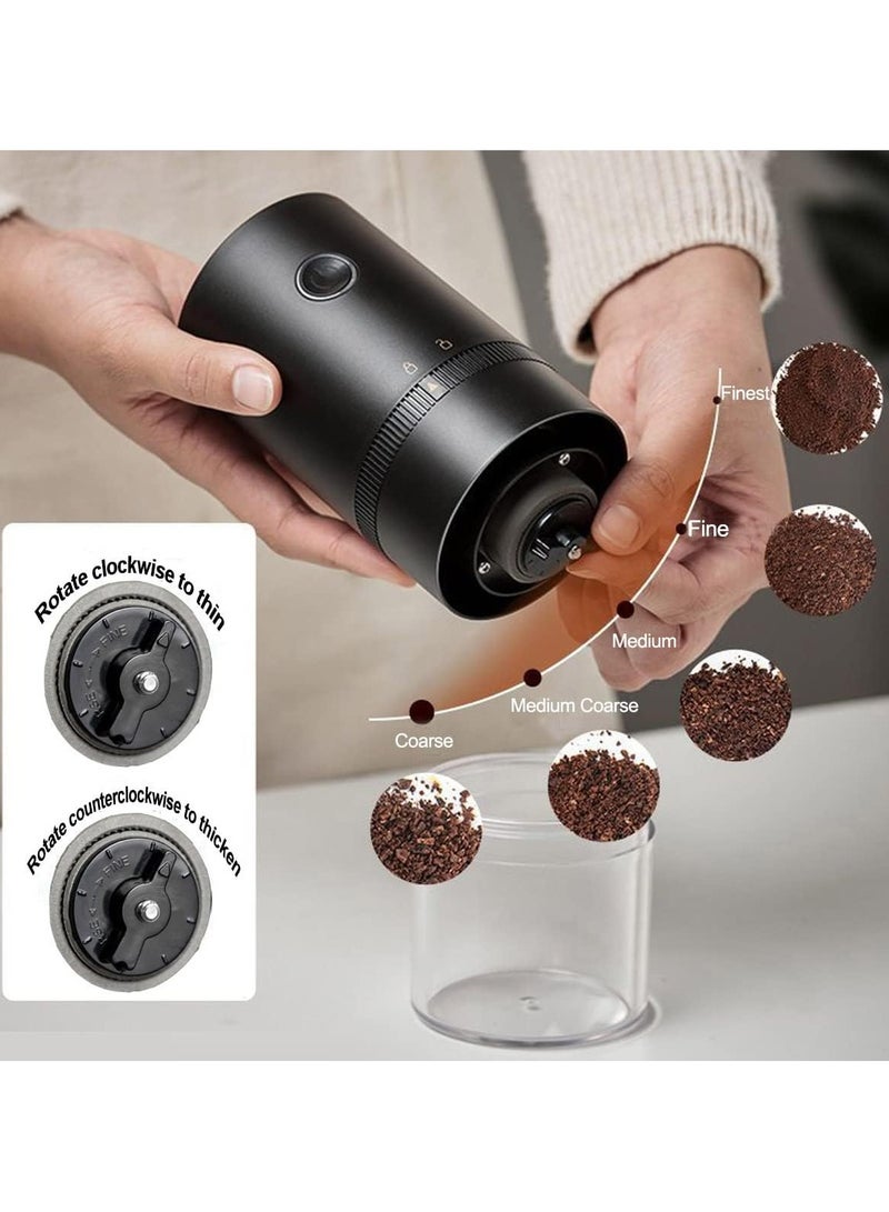 general Portable Electric Coffee Grinder Automatic Coffee Beans Burr Grinder for Home Travel Portable USB Rechargeable - Image 2