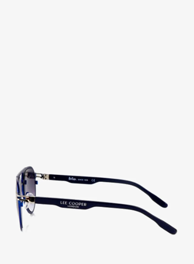 Lee Cooper  Polarized Sunglasses Black Frame Gradient Grey Mirror Lens 58mm  - LCU10247C3  | Best Price UAE