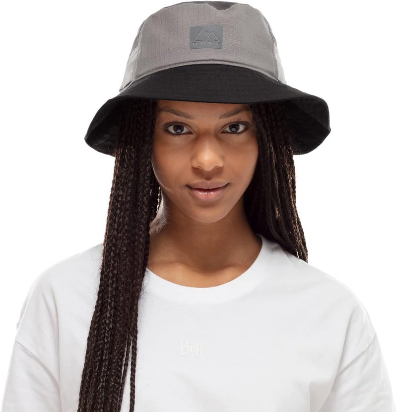 Buff Unisex Hak Sun Bucket Hat - Grey - Image 2