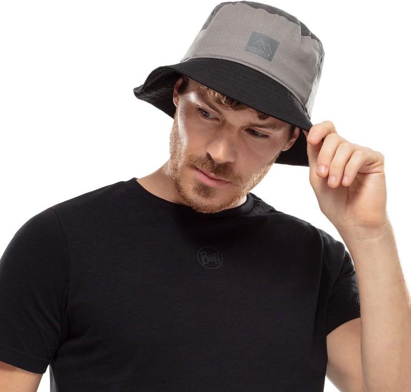 Buff Unisex Hak Sun Bucket Hat - Grey - Image 3