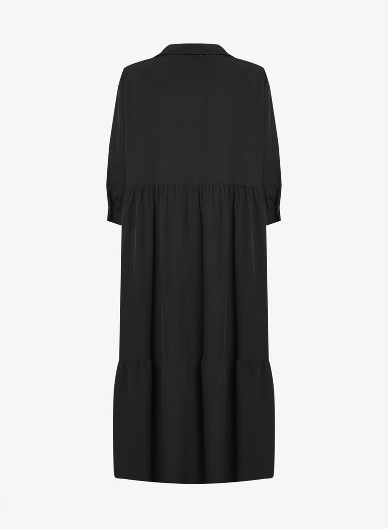 جينجر بلس فستان   بطبقات وأزرار - Image 3