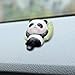 ZIMISI Cute Panda Car Dashboard Decorations Funny Rear View Mirror Accessories Mini Car Decorations for Women Vehicle Dashboard Ornament Accessories for Home Office Panda - Image 2