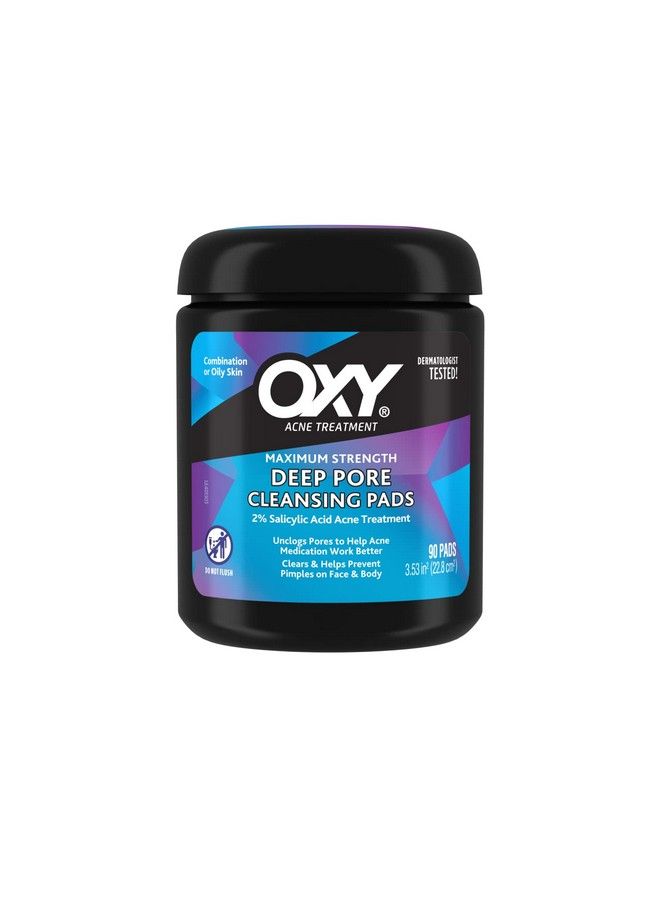 Oxy وسادات تنظيف الأكنة علاج يومي للدفاع مع أقصى قوة 2% حمض الساليستيكي 90 قطعة (عبوة من 3) - Image 1