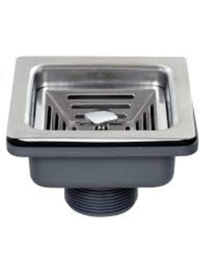 CROCODILE 304 GRADE SINGLE BOWL STAINLESS STEEL HANDMADE KITCHEN SINK (21"x18"x10" BLACK) - Image 3