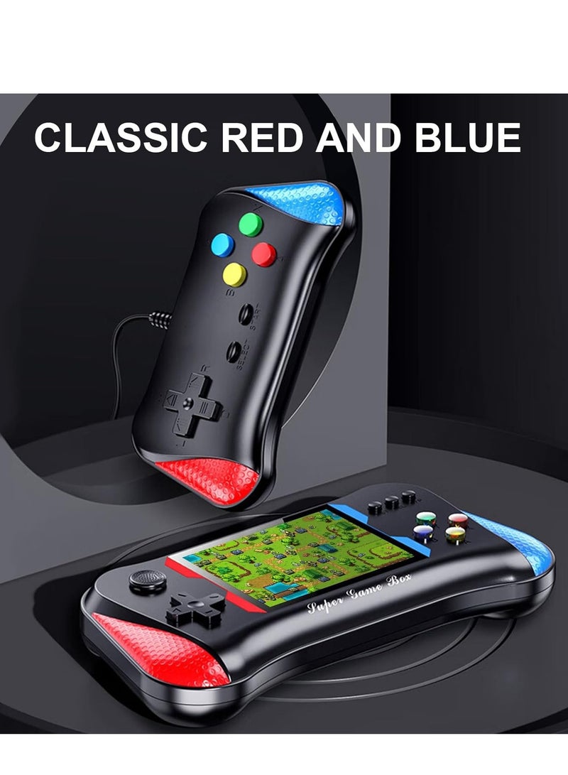 X7M Portable Handheld Game Console, 2-player 3.5-Inch 500 Games Comes with Gamepad, Nostalgic Retro Arcade Game Boy Birthday Present (Double Players) - Image 2