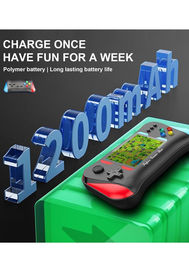 X7M Portable Handheld Game Console, 2-player 3.5-Inch 500 Games Comes with Gamepad, Nostalgic Retro Arcade Game Boy Birthday Present (Double Players) - Image 5