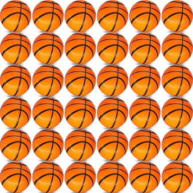 Oleitodh Mini Basketball Stress Balls 96 Pcs 2 Inch Mini Basketballs for Kids Adults Small Basketball Party Favors Foam Sports Ball Squeeze Ball Anxiety Stress Relief for Birthday Party Bag Gift Fillers - Image 3