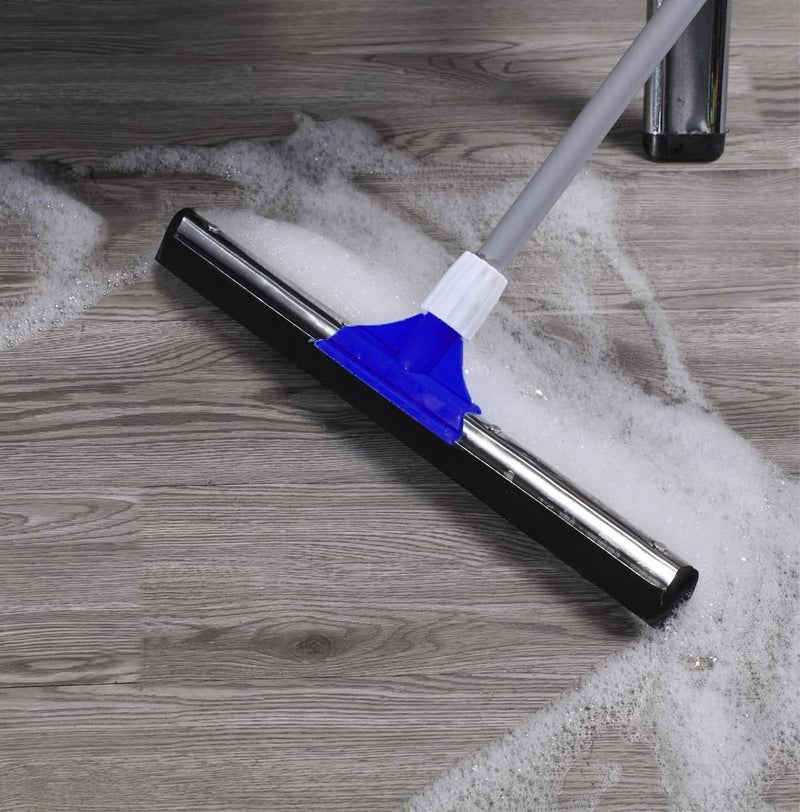 Purfex 2 Pack Floor Squeegee with 120cm & 60cm Handles with 30cm Blade for Each– Heavy Duty Water Wiper for Wet Rooms, Bathrooms, Tile, Garage, Shower, Windows, and Hardwood Floors - Image 3
