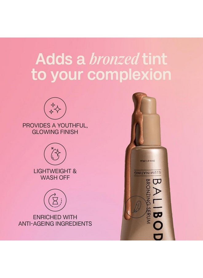Bali Body Bronzing Serum Warm Bronze Tint For Face Infused With Antiaging Ingredients That Nourish Skin Vegan And Crueltyfree (30 Ml/1.01 Fl Oz)  - Image 4
