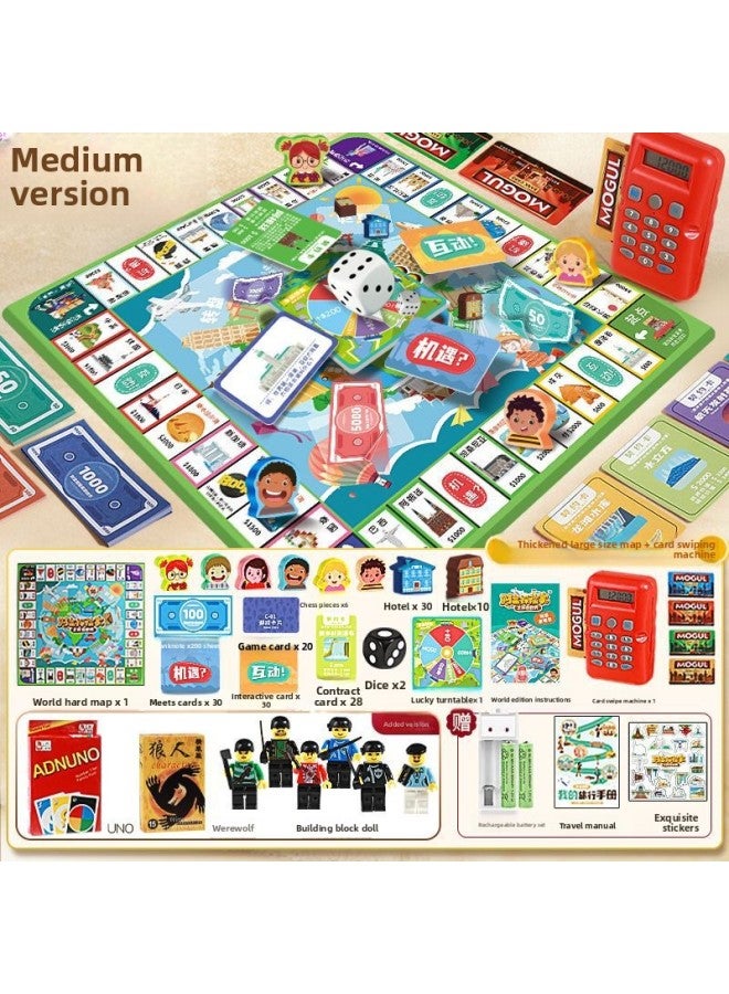 Genuine Large-size Rich Chess Game Classic Deluxe Upgraded Adult Board Game Student Children Party Board Game Free Shipping