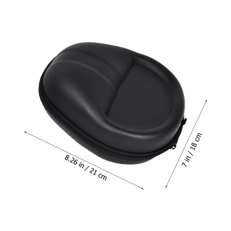 Hard Shell Eva Zipper Case For Over Ear Headphones And Earbuds Travel Storage Pouch - Image 3