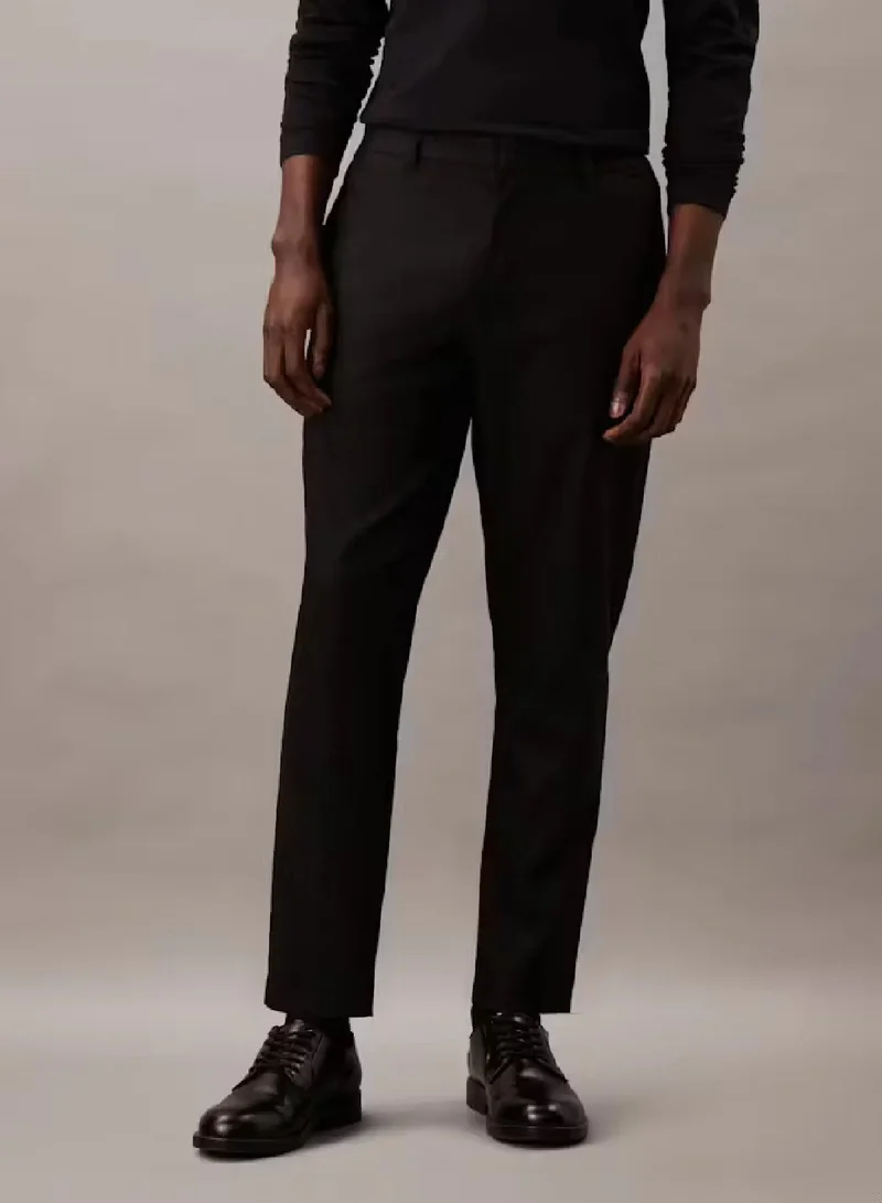 CALVIN KLEIN Linen Blend Tapered Pants