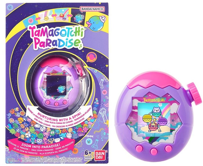 Bandai Tamagotchi Original Sky Paradise, Battery Operated | Electronic Pet | Retro Virtual Pet | Interactive Game | Original Digital Pet | Imaginative Role-Play and Nurturing Skills Ideal for Kids, Girls and Boys - Image 2