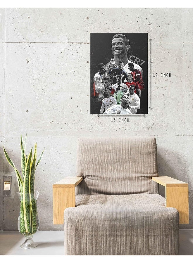 BPA ملصق ورقي رونالدو CR7 بسمك 300GSM (17x19 بوصة، متعدد الألوان) - Image 2