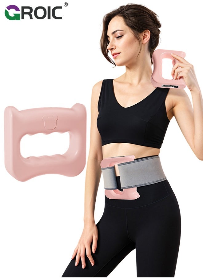 GROIC Vibration Exercise Belt, Cordless Weight Loss Machine for Women, Adjustable Vibration Massage, 5 Speed Levels for Muscle Relax, Stress Relief  - Image 1
