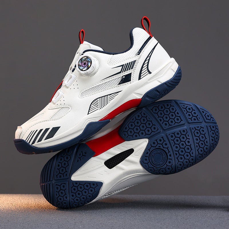 Children''s Badminton Shoes for Girls, Primary and Secondary School Students, Volleyball Shoes, Training Sports, Lightweight Non-Slip Swivel Buckle for Boys - Image 5