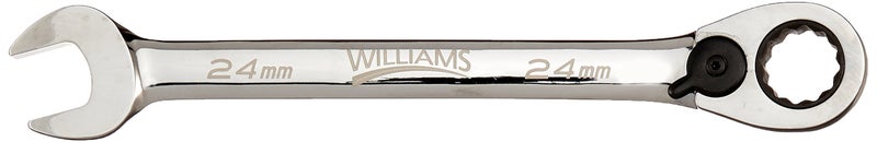 Williams JHW1224MRC 24mm Reversible Ratcheting Combination Wrench Metric 12 Point