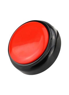 Neutral Recordable Button Record Talking Button Dog Buttons For Communication Talking Buttons For Dogs 30 Second Recording Buttons Sound Effect Button Game Buzzer (Red)  - Image 1