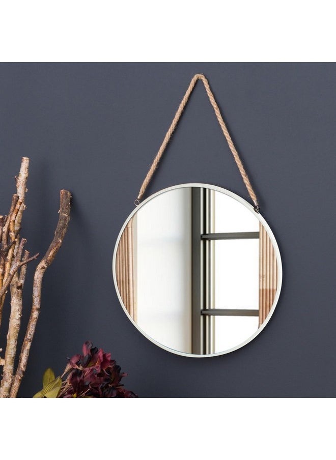 TIED RIBBONS Wall Hanging Mirror with Jute Rope (Large, Plastic, 19 inch x 12 inch) for Bathroom Home Decor Bedroom Wash Basin Makeup Office Living Room Vanity Modern Art Decoration Items - pzsku/Z8960F7ECFCBE1DD1589EZ/45/_/1740982787/55e98d42-0b72-4228-be1e-877a889b766d