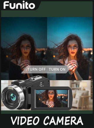 4K 80MP Camcorder Video Camera Ultra HD Vlogging Camera ,18X Digital Zoom Recorder 3.0" IPS HD Screen With Handheld Stabilizer, Microphone, Remote Control and 32GB SD Card - view 5