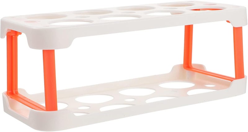 White Stackable Refrigerator Storage Box Organizer For Kitchen Fridge And Countertop Freshness Safety - Image 1