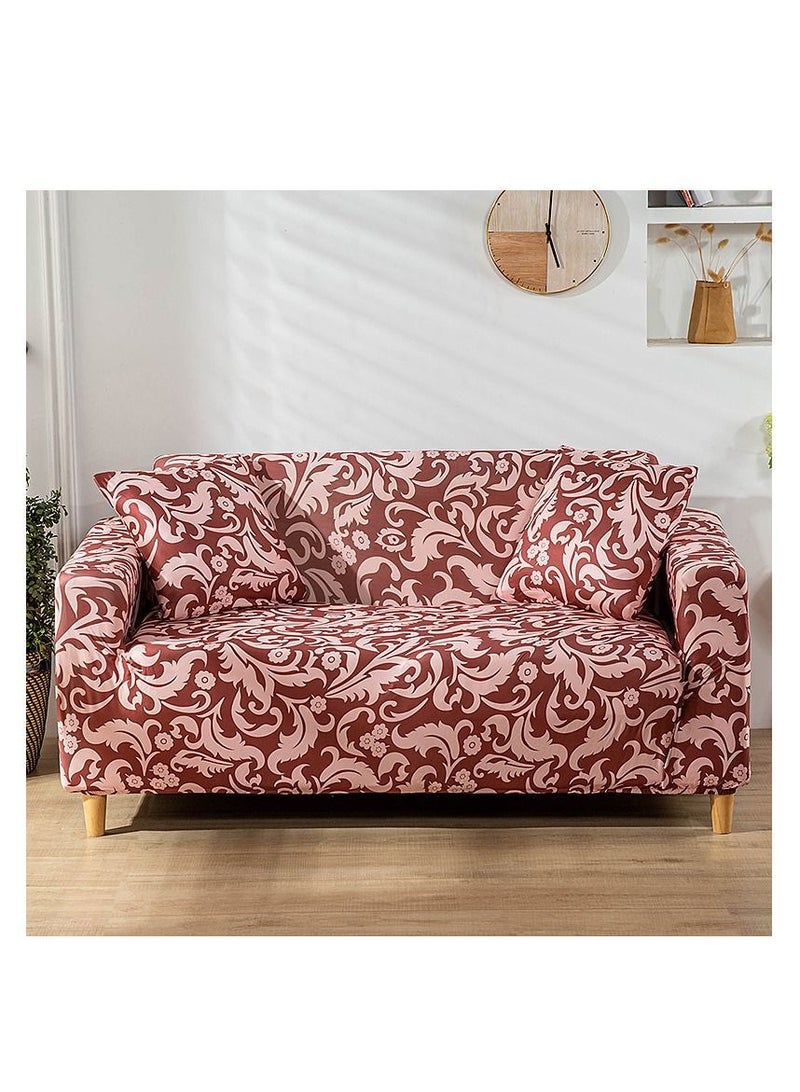 4-Seater Exquisitely Designed Wrinkle-free Anti-slip 360-degree Full Coverage Sofa Slipcover Length Stretch From 235 To 300cm - Image 1