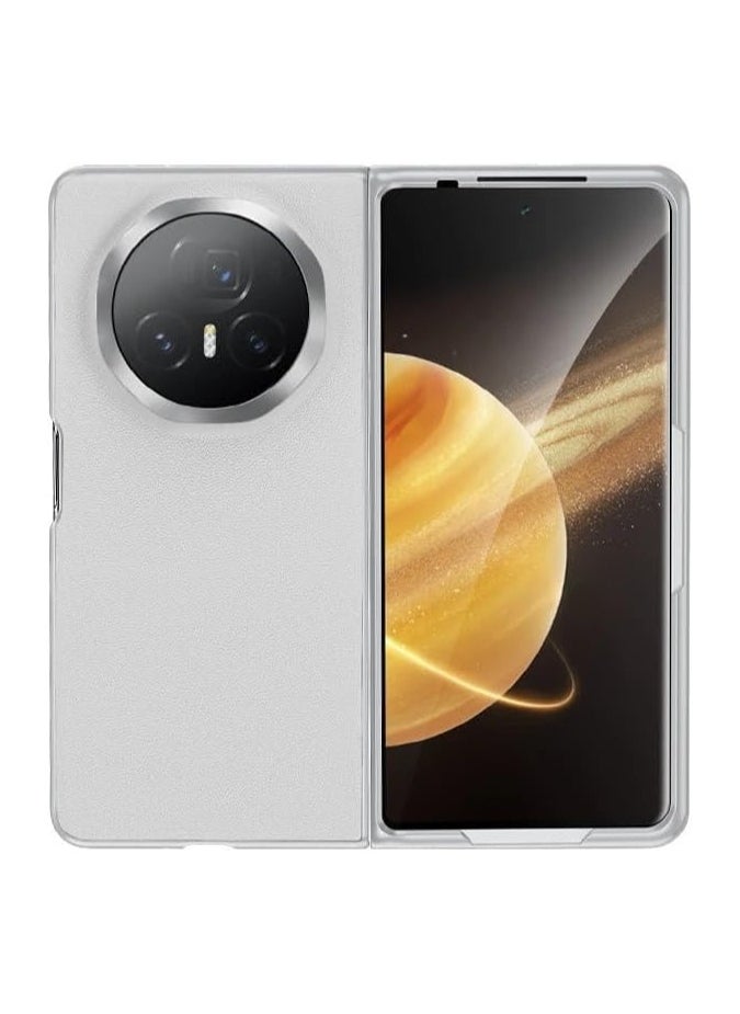 Generic - Case Compatible with Honor Magic V3 5G Case, Leather Case Matte Electraplated PC Frame Foldable Phone Cover Business Style Anti-Fingerprint Case for Honor Magic V3 - Image 1