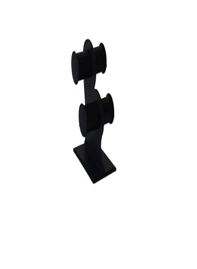 dss 2 Roll Black Plastic Bangle Display Stand - Image 1