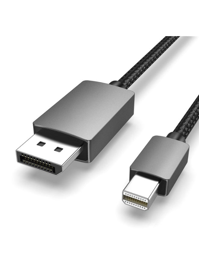 كابل Mini DisplayPort إلى DisplayPort بطول 6 أقدام - جودة 4K عند 60 هرتز و1440P عند 144 هرتز - كابل عالي السرعة لشاشات المونيتور - Image 1