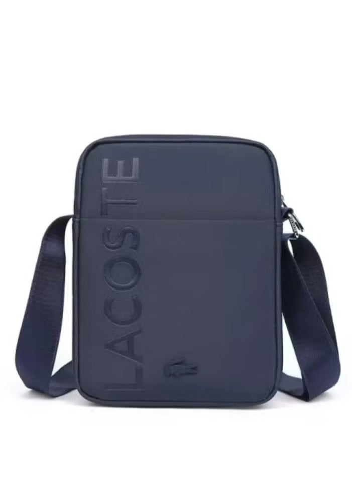 لاكوست ​حقيبة لاكوست الكروس بودي باللون الأزرق​ - Image 1