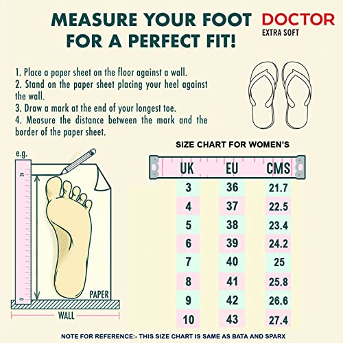 DOCTOR EXTRA SOFT Chappal Care Orthopaedic and Diabetic Comfort Doctor Flip-Flop and House Slipper's for Women's D-18 - Image 2