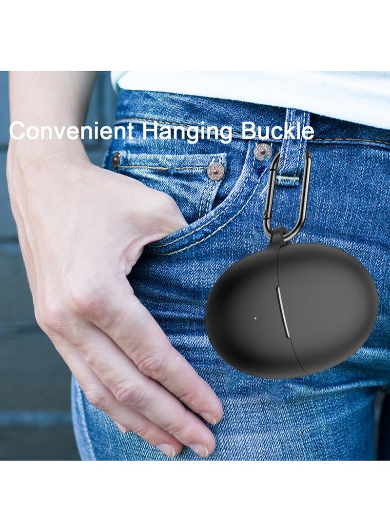 ANYOGRO Compatible for Huawei Freebuds 6 case, made of high quality material, waterproof and durable, easy to install and remove, fully wrapped to prevent bumps, portable with buckle - Image 4