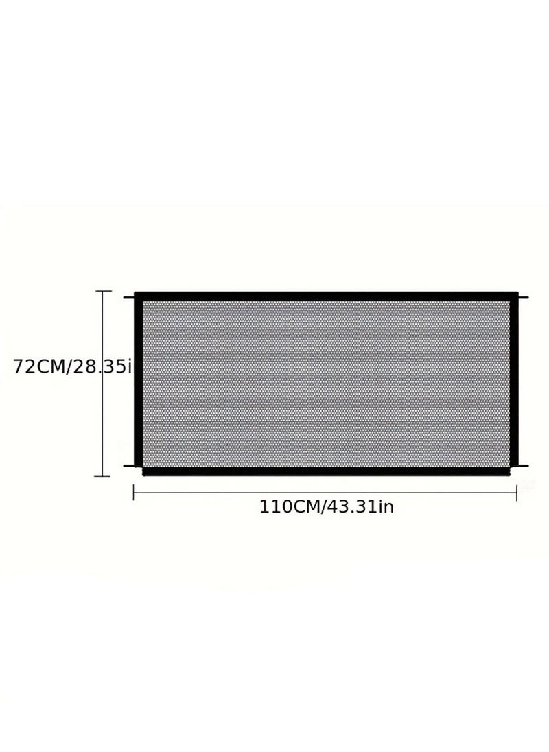 Generic - Portable Baby Safety Barrier Net, Suitable for Children and Pets, Retractable Home Staircase, Door Frame Safety Net - Image 1