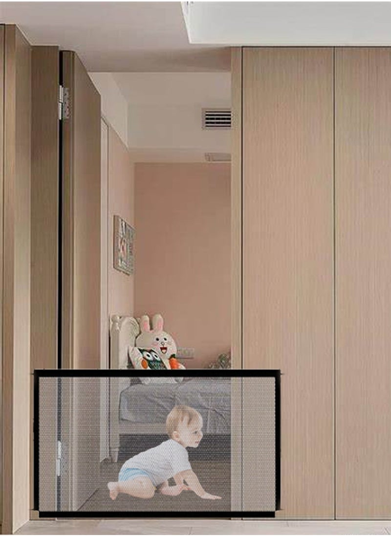 Generic - Portable Baby Safety Barrier Net, Suitable for Children and Pets, Retractable Home Staircase, Door Frame Safety Net - Image 1