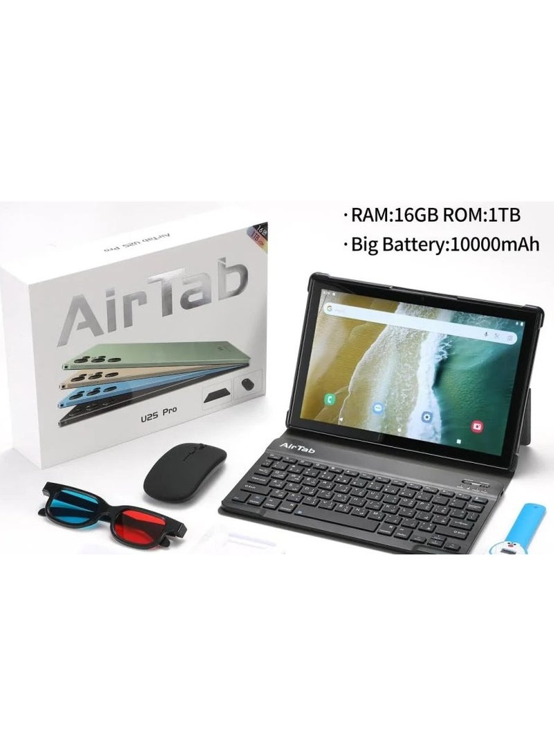 Air Tab U25 PRO Tablet • Android 13 OS • 10.1-inch Screen