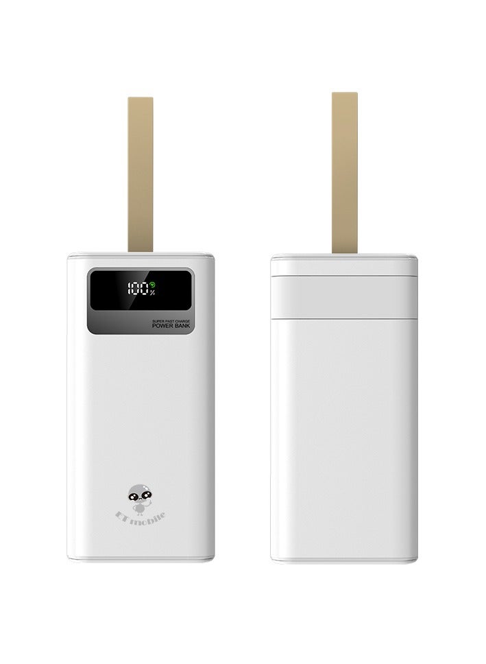 ET mobile 40000 Portable Power Bank 22.5W (White) - Image 1