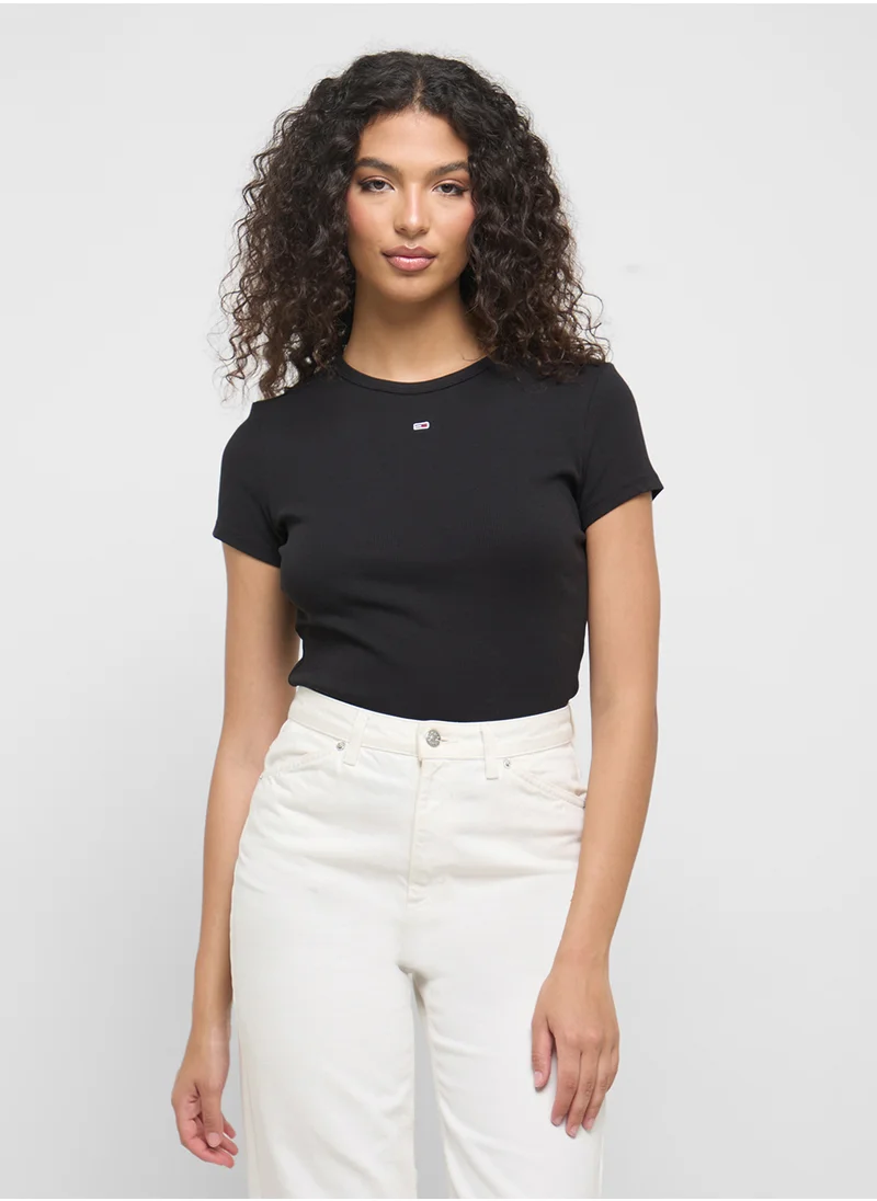 تومي جينز 2 Pack Of Logo Crew Neck T-Shirt