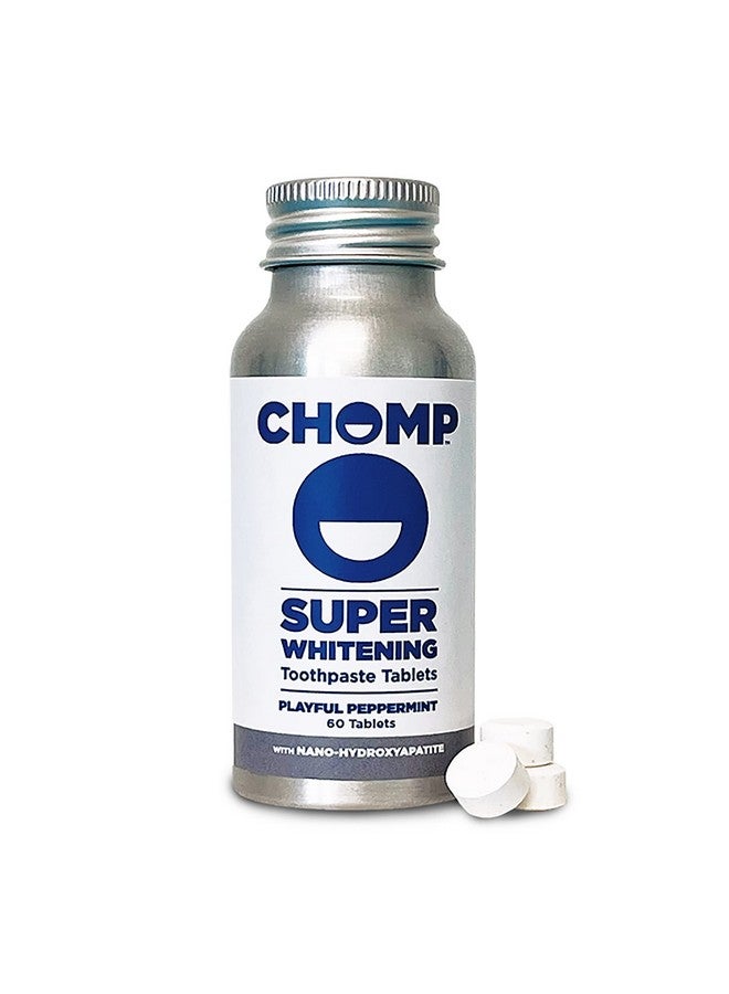 Chomp Chomp Super Whitening Toothpaste Tablets with Nano Hydroxyapatite  - Image 1