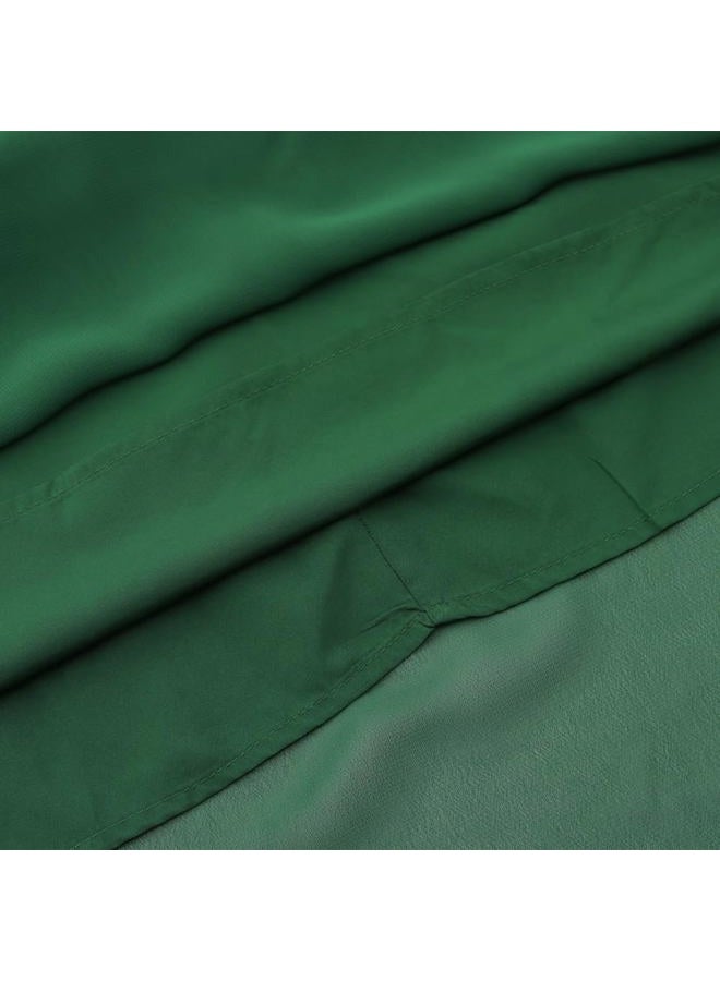 Noomelfish Noomlfish Kids Chiffon Pleated Long Skirts Boho Maxi Party Flower Girl Dress (5-12 Years), Dark Green, 9-10 Years - Image 4