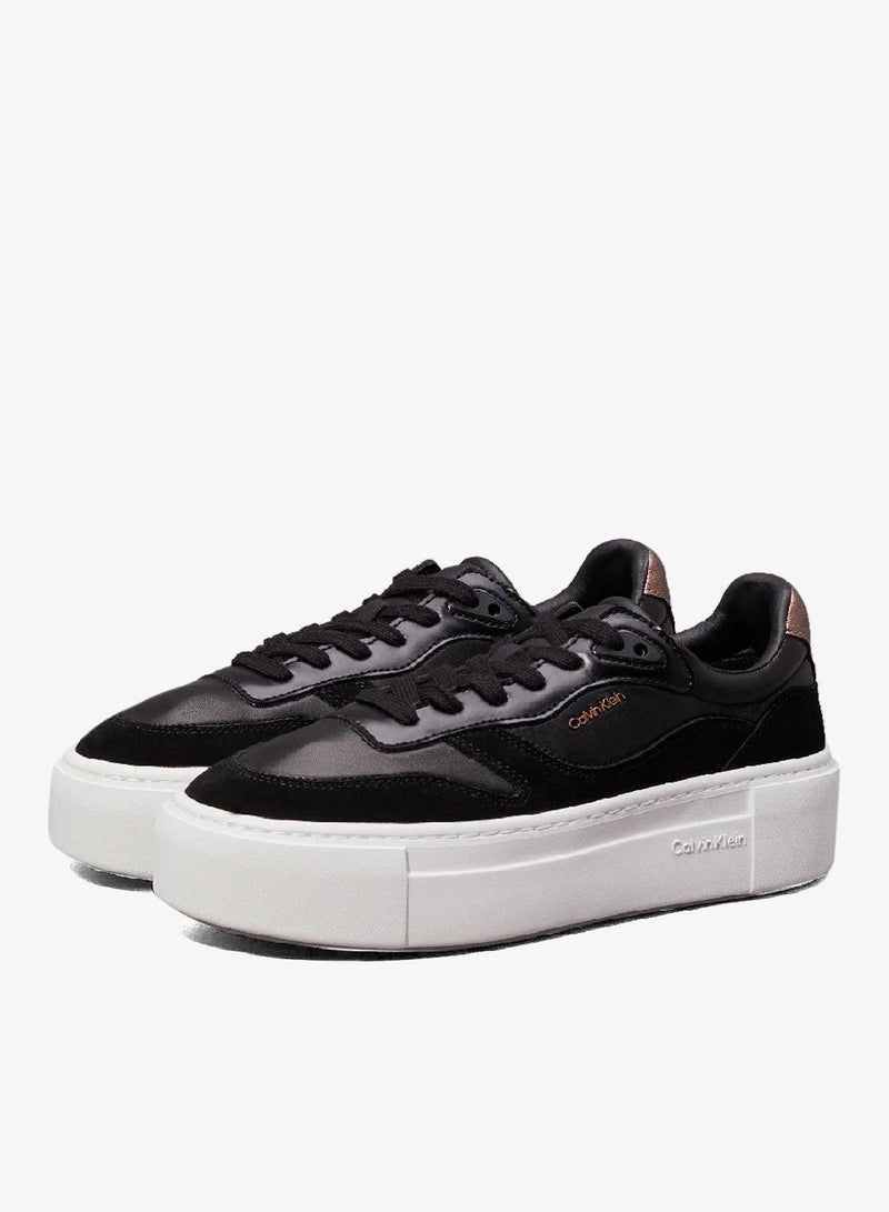 CALVIN KLEIN Leather Platform Trainers - Image 2
