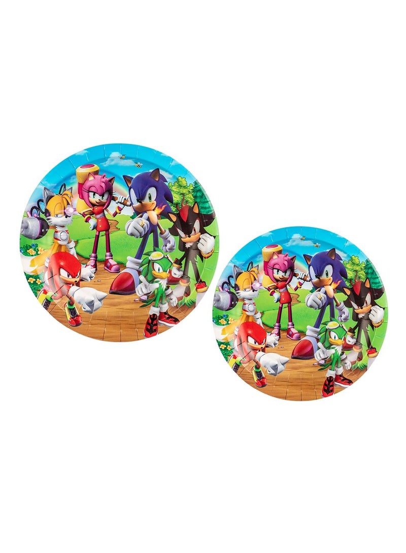 Highland Sonic Birthday Decoration Tableware Set - 142 Pieces  - Image 3